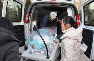 嵊泗县妇婴监护型护送